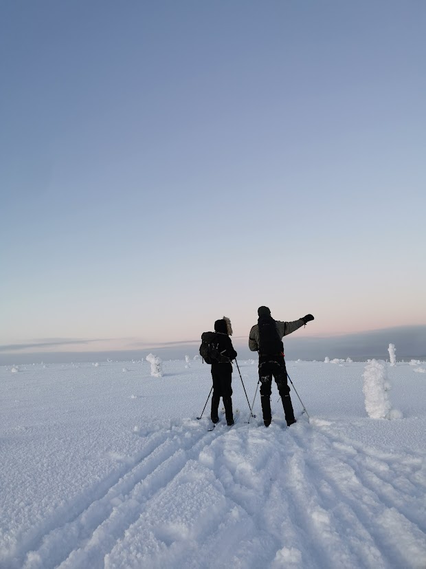 Cross-country skiing through Lapland’s wild north
